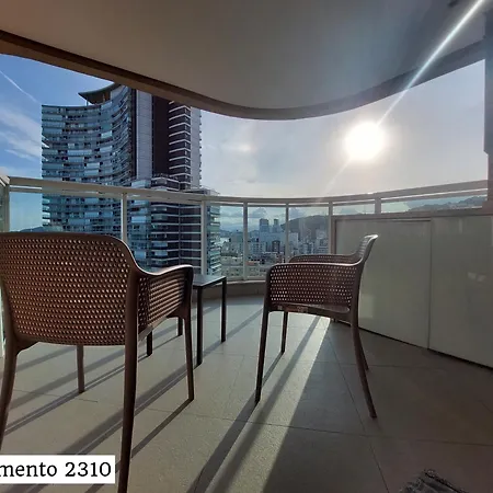 Book Santos - Estanconfor Andar Alto Com Sacada Ampla E A Melhor Vista Mar Exterior photo