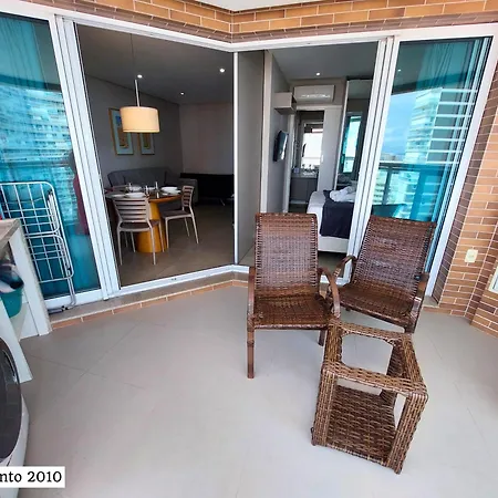 Book Santos - Estanconfor Andar Alto Com Sacada Ampla E A Melhor Vista Mar Room photo